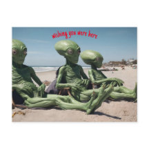 Sie wären hier Außerirdischen am Strand