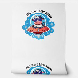 Sie waren moo'ed Mooed Kuh Moo-Ed Space Funny Tapete