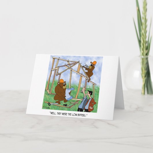 Sie waren niedrige Bieter Karte (Vorderseite)