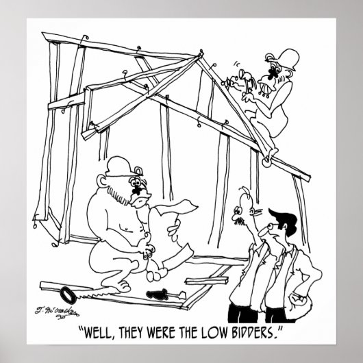 Sie waren niedrige Bieter Poster (Vorne)