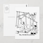 Sie waren niedrige Bieter Postkarte (Vorne/Hinten)