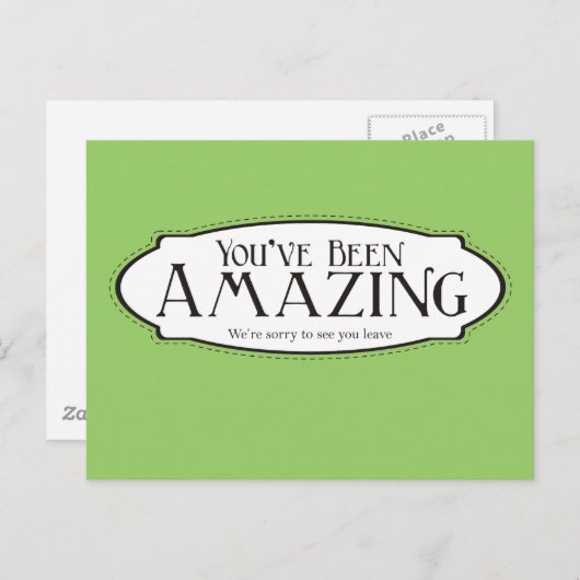 Sie waren Phantastisch Postkarte (Vorne/Hinten)