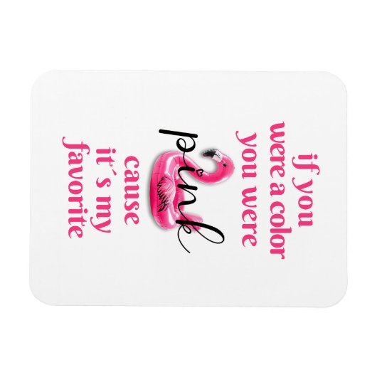 Sie waren rosa - magnet (Horizontal)