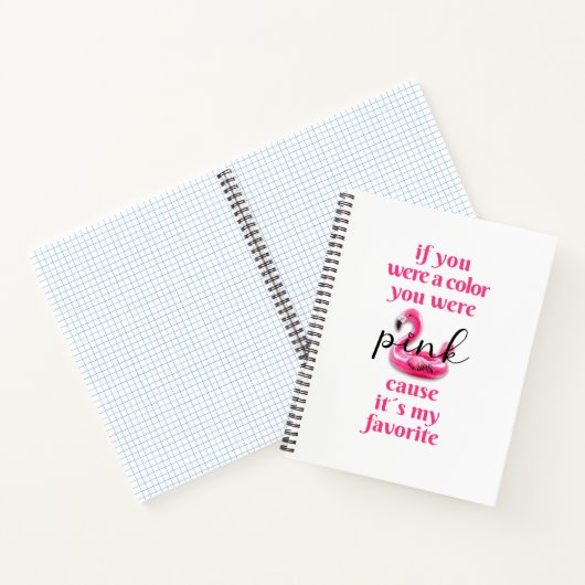 Sie waren rosa - Notebook Notizblock (Innenseite)