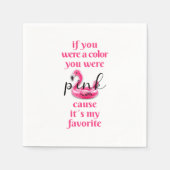 Sie waren rosa - serviette (Vorderseite)