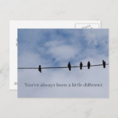 Sie waren schon immer eine etwas andere Postkarte (Vorne/Hinten)