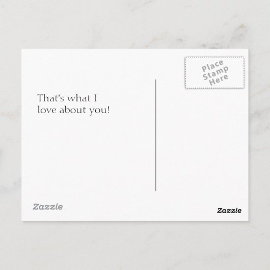 Sie waren schon immer eine etwas andere Postkarte (Rückseite)