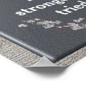 Sie waren stärker - Kunstposter Poster (Ecke)