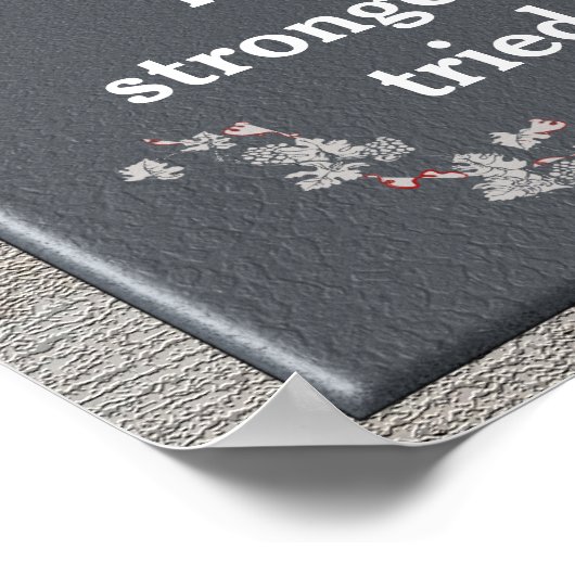 Sie waren stärker - Kunstposter Poster (Ecke)