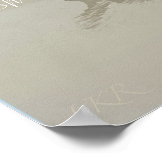 Sie warten auf den Herrn Poster (Ecke)