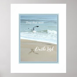 Sie warten auf den Herrn Poster