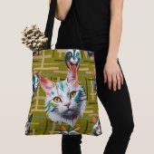 Sie warten auf ihre Zufriedenheit Tasche (Von Nahem)