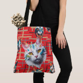 Sie warten auf ihre Zufriedenheit Tasche (Von Nahem)