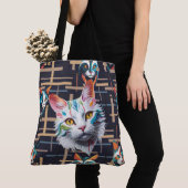 Sie warten auf ihre Zufriedenheit Tasche (Von Nahem)