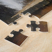 Sie wartet Tri Color Collie Puzzle (Seite)