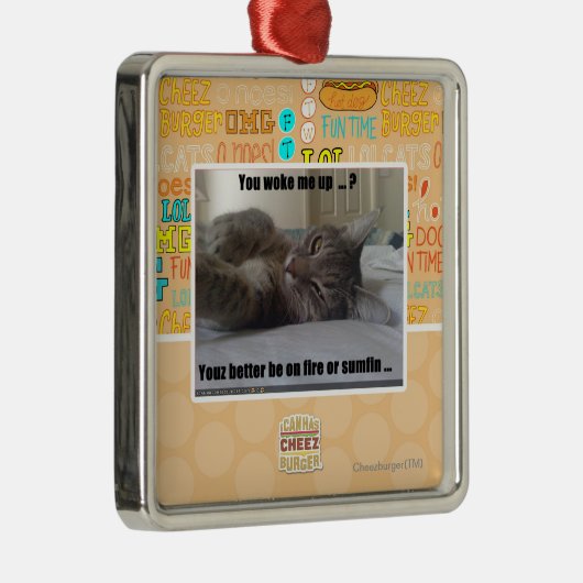 Sie weckten mich oben ornament aus metall (Rechts)