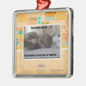 Sie weckten mich oben ornament aus metall (Links)