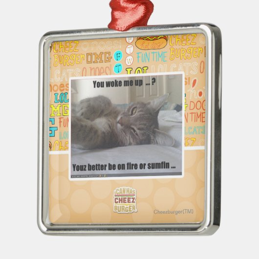 Sie weckten mich oben ornament aus metall (Links)