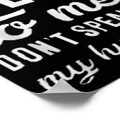 Sie Wenn Don' Speak Don' Speak Poster (Ecke)