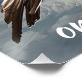 Sie werden auf Flügeln wie Adler Motivierend steig Poster (Ecke)