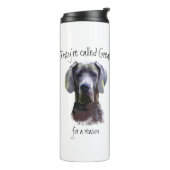 Sie werden aus einem Grund Great genannt, Dane Dog Thermosbecher (Nach links gedreht)