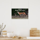Sie werden beobachtet poster (Küche)