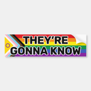 Sie werden Black Intersex Inclusive Pride kennen Autoaufkleber