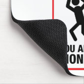 Sie werden - Büro Humor überwacht Mousepad (Ecke)