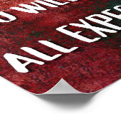 Sie werden die Erwartungen übertreffen - Motiviere Poster (Ecke)