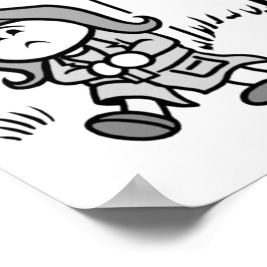 Sie werden dir Barbara holen Poster (Ecke)