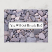 Sie werden durch diese Zen-Peddles kommen Postkarte (Vorderseite)