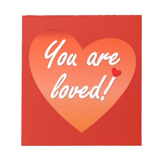 Sie werden Editor geliebt Notizblock (Vorderseite)