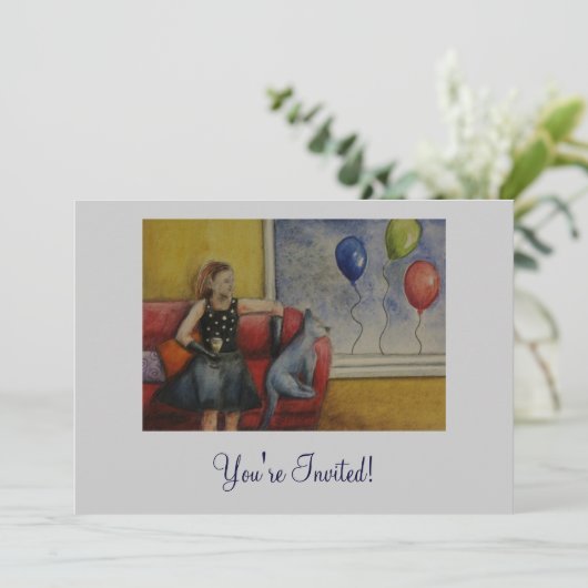 Sie werden eingeladen! einladung (Stehend Vorderseite)