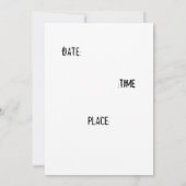 Sie werden… eingeladen einladung (Rückseite)