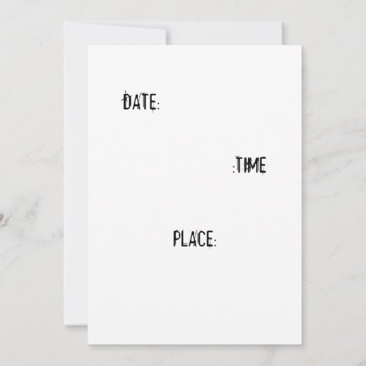 Sie werden… eingeladen einladung (Rückseite)