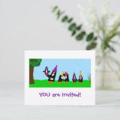 SIE werden eingeladen! Einladung (Stehend Vorderseite)