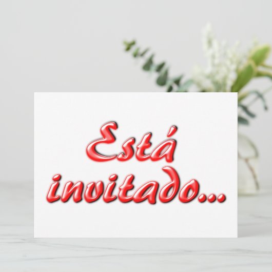 Sie werden eingeladen einladung (Stehend Vorderseite)