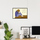 Sie werden es inspirierendes Poster machen (Heimbüro)