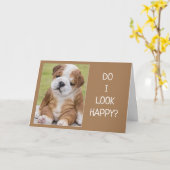 **SIE WERDEN FEHLGESCHRIEBEN** SPRICHWORT GUTE KAR KARTE (Gelbe Blume)