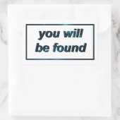 Sie werden gefunden: Aufkleber (Tasche)