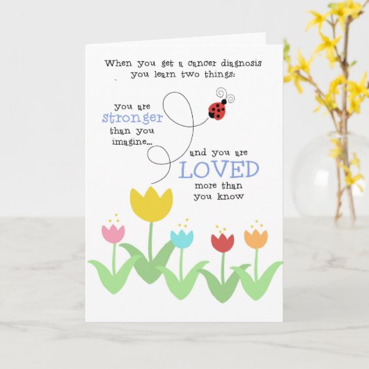 Sie werden geliebt karte (Gelbe Blume)