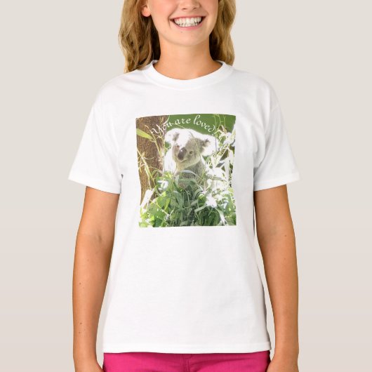 Sie werden geliebt, Koala T-Shirt (Vorderseite)