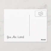 "Sie werden geliebt " Postkarte (Rückseite)