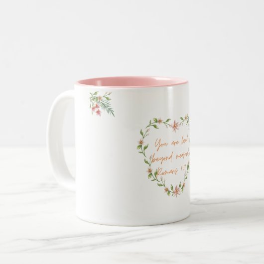 Sie werden geliebt Tasse (Vorderseite Links)