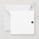 Sie werden geliebt - Valentinstag Card Mitteilungskarte (Rückseite)