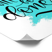 Sie werden gemacht - Christliche Schrift Poster (Ecke)