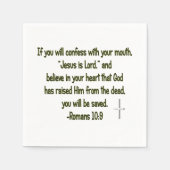 Sie werden Gerettet Serviette (Vorderseite)