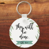 Sie werden getan schlüsselanhänger (Vorderseite)