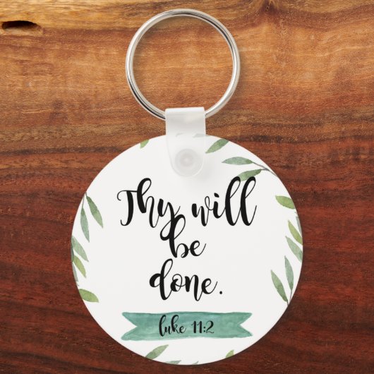 Sie werden getan schlüsselanhänger (Vorderseite)