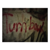 "Sie werden gewarnt" Fotodruck (Vorne)